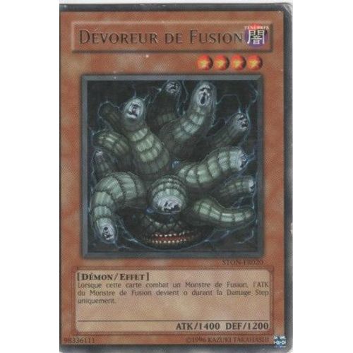 Carte Yu-Gi-Oh! "Dévoreur De Fusion" Rare Ston-Fr020