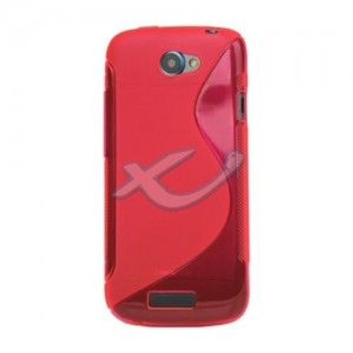 Housse / Etui Minigel X-Line Rouge Pour Htc One S