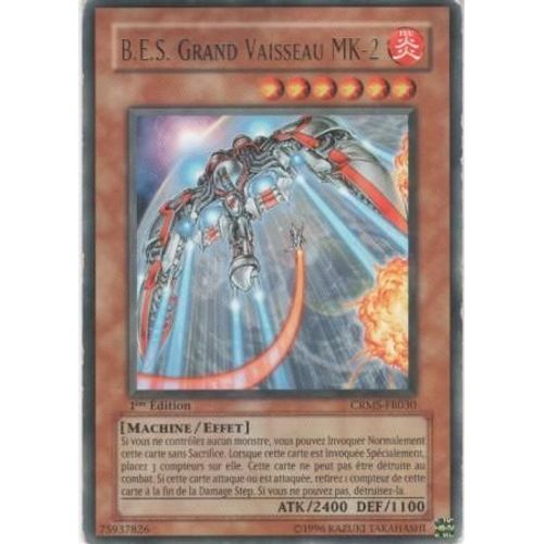 Carte Yu-Gi-Oh! "B.E.S. Grand Vaisseau Mk-2" Rare Crms-Fr030