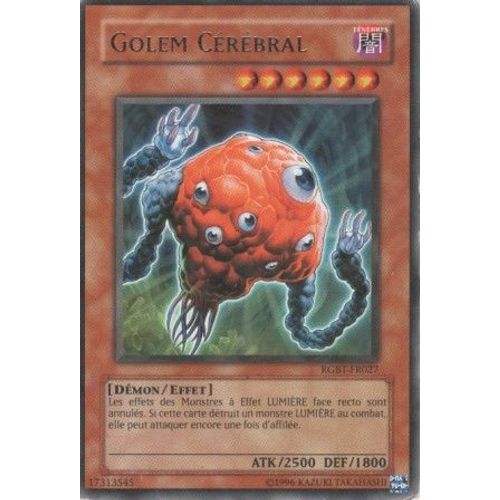 Carte Yu-Gi-Oh! "Golem Cérébral" Rare Rgbt-Fr027