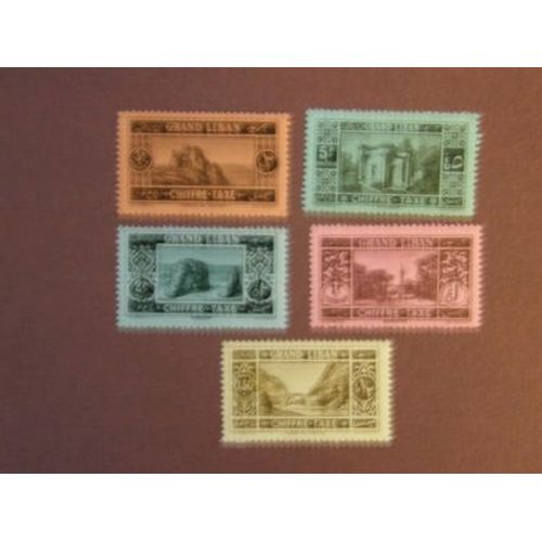 Timbres Taxe Du Grand Liban