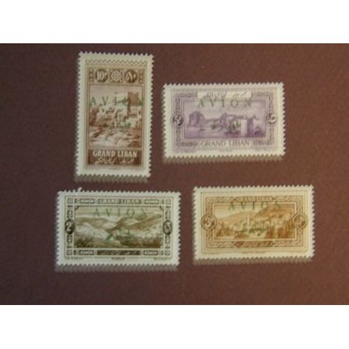 Timbres Poste Aérienne Du Grand Liban