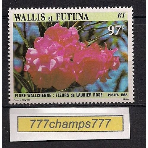 Wallis Et Futuna. 1986. Faflore Wallisienne. Fleurs De Laurier-Rose. Y&t 351