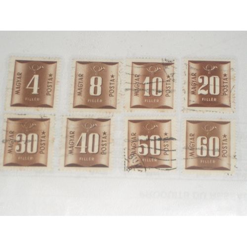 Hongrie , Lot De 8 Timbres