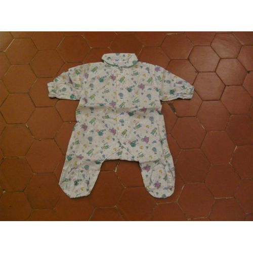 Pyjama Toile Coton Imprimé Oursons O'kids Mini