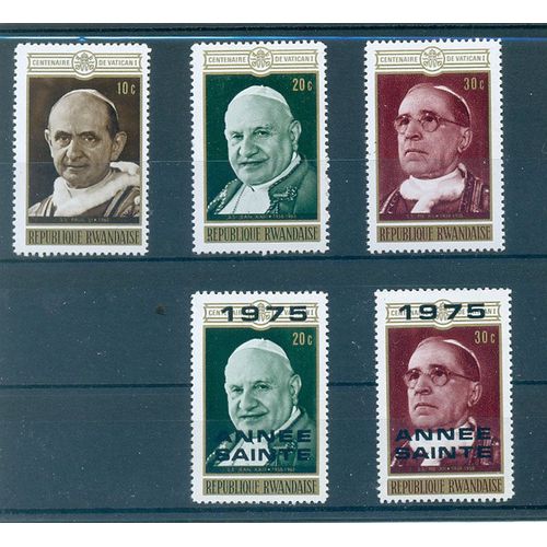 Rwanda - Centanaire De Vatican I - 1969.