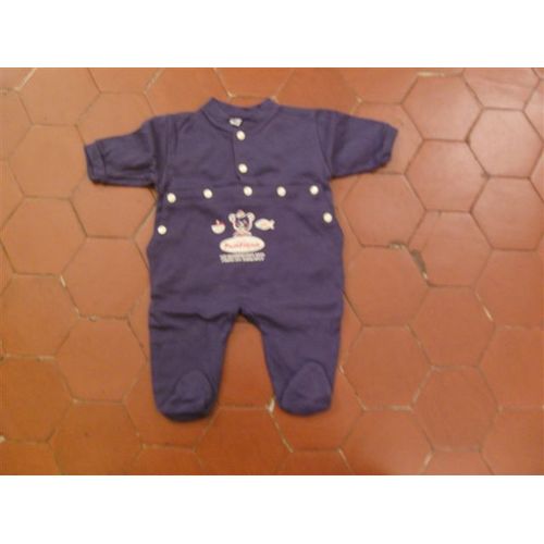 Pyjama Jersey Coton Marine La Redoute