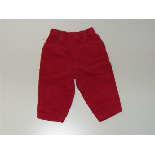 Pantalon Velours Rouge Jacadi