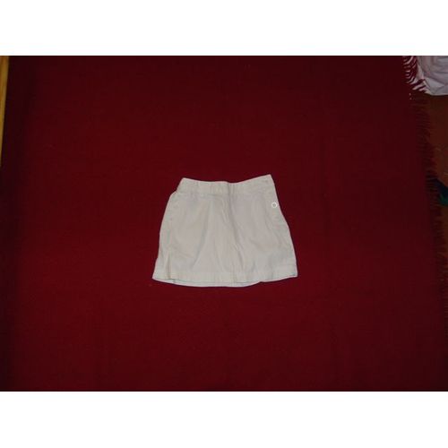 Jupe Toile Coton Blanc H&m