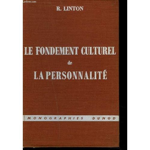 Le Fondement Culturel De La Personnalite