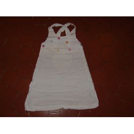 Robe Dos Nu Popeline Coton Blanc Cyrillus