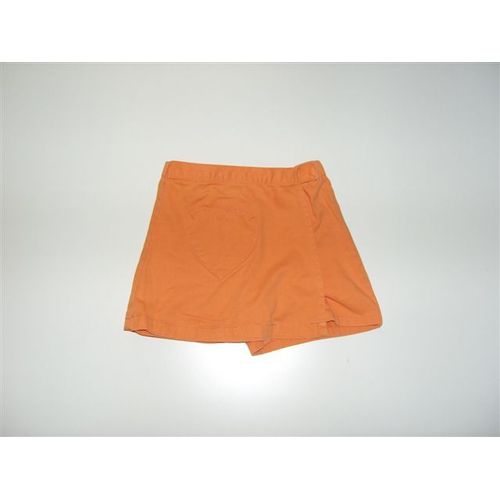 Jupe-Short Toile Coton Orange In Extenso