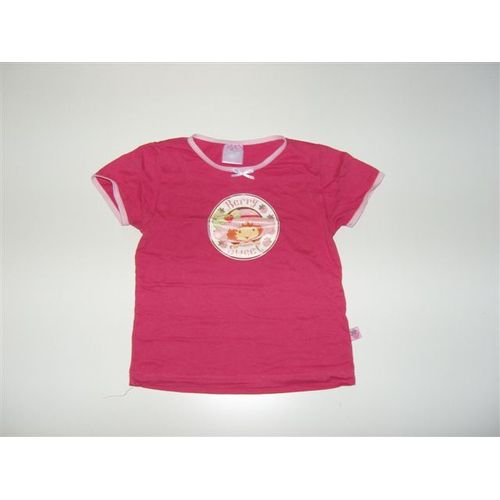 T-Shirt Coton Rose Foncé Charlotte Aux Fraises