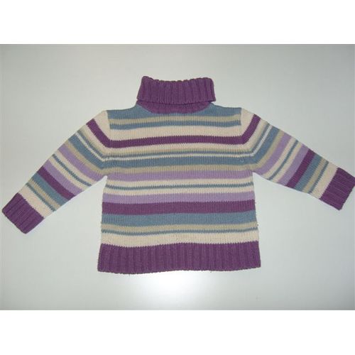 Pull Tricoté Acrylique Rayé Children Tex