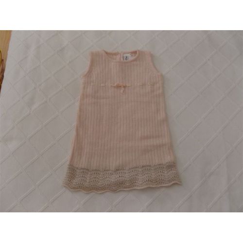 Robe Laine Tricotée Rose Baby Dior