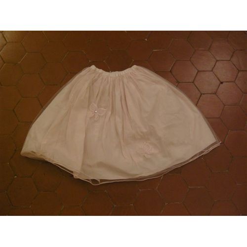 Jupon Tulle Et Coton Rose Okaïdi