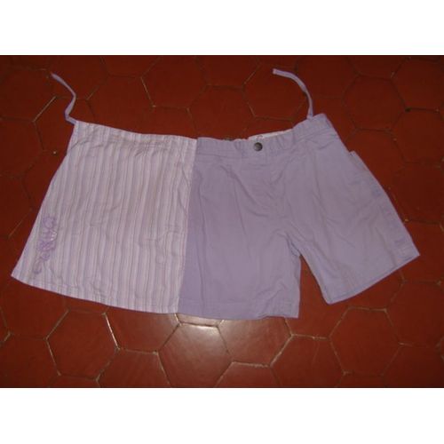 Jupe-Short Toile Coton Parme Fat Face