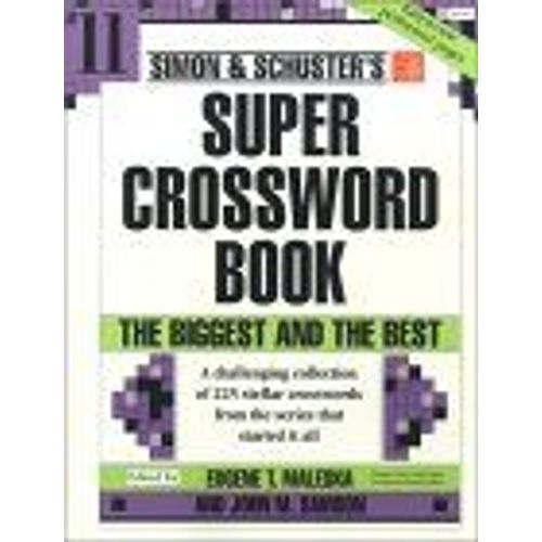 Simon & Schuster Super Crossword Puzzle Book #11
