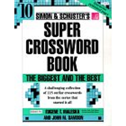 Simon & Schuster Super Crossword Puzzle Book #10