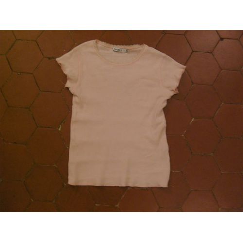 T-Shirt Coton Saumon Okaïdi