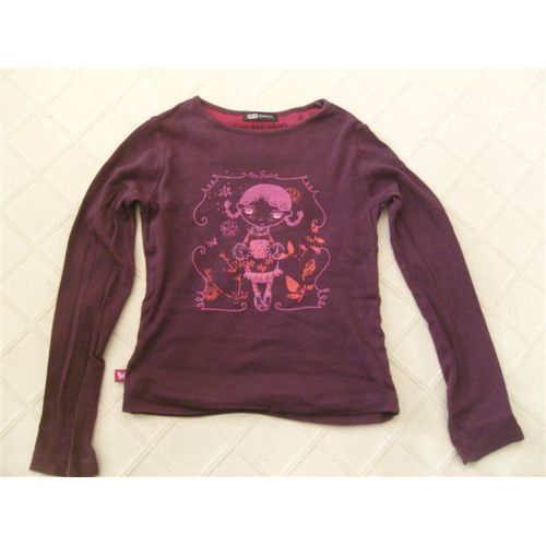 T-Shirt Coton Violet Kid's Graffiti