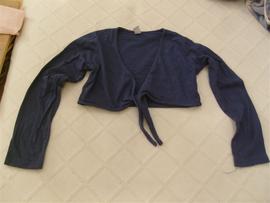 Cache Coeur Jersey Coton Bleu Zara Kids