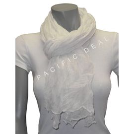 Achat Foulard Blanc Femme A Prix Bas Neuf Ou Occasion Rakuten
