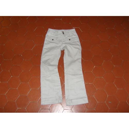 Pantalon Satin Gris Cyrillus