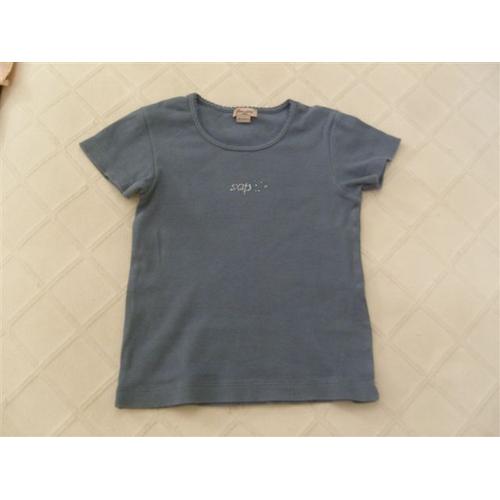 T-Shirt Coton Bleu Floriane