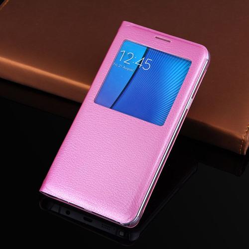 Coque Fine Antichoc Pour Samsung Galaxy Note 5 N9200 Étui À Rabat Pour Téléphone Portable