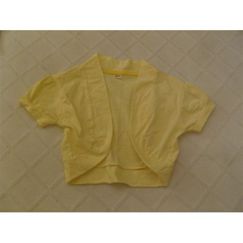 Boléro Jersey Coton Jaune Kiabi