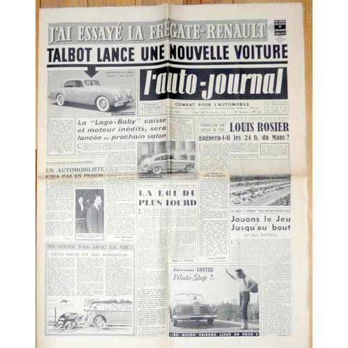 Auto Journal (L') N° 32 Du 15/06/1951