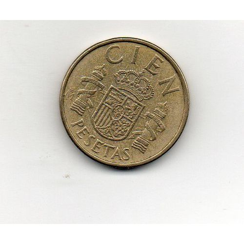 Espagne Cien Pesetas 1984 Juan Carlos I Bronze Alu