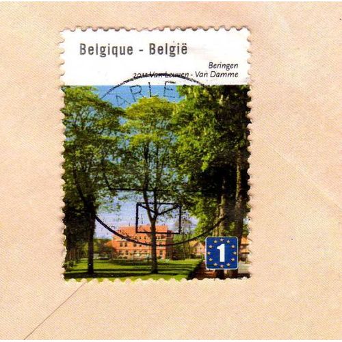 Timbre Belgique Maison De Mineurs Beringen 2011