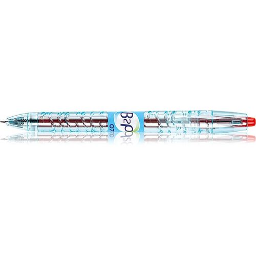 Pilot - B2p Begreen - Stylo À Bille - Pointe Moyenne - Encre Gel Rétractable - Encre Bleu - Lot De 10