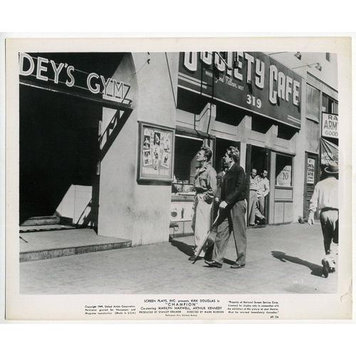 Photographie 1949 Kirk Douglas Arthur Kennedy