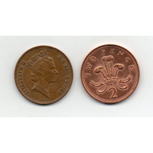 Angleterre 2 Pence 1988