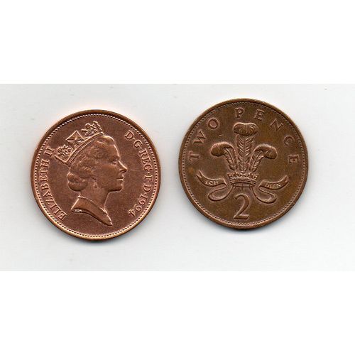 Angleterre 2 Pence 1994