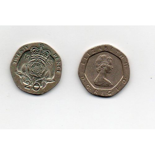 Angleterre 20 Pence 1988