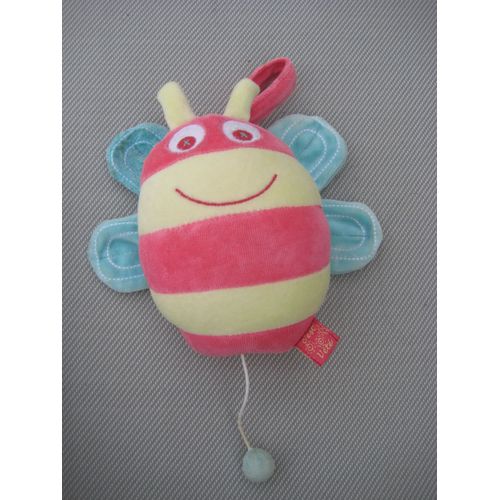Doudou Papillon Musical Du Pareil Au Même Bébé 17 Cm