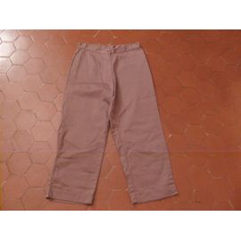 Pantacourt Taupe Blanche Porte