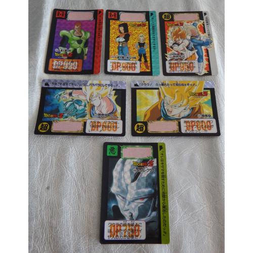 Lot De 6 Cartes Dragon Ball Z - Dp Prism - Part 11