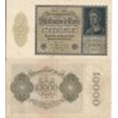 Allemagne Deutsches Reich = Billet De 10.000 Mark Daté De 1922, Série J.0433110