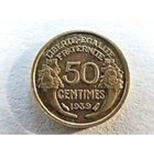 Pièce De 50 Centimes Morlon 1939