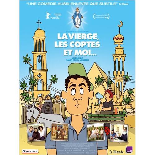 La Vierge, Les Coptes Et Moi- Véritable Affiche De Cinéma Pliée - Format 40x60 Cm -De & Avec Namir Abdel Messeeh- 2012