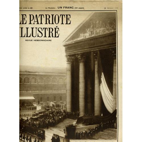 Le Patriote Illustre 43 Du 28/10/1934