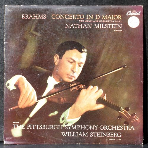 Brahms Concerto Violon Milstein Steinberg Pittsburgh