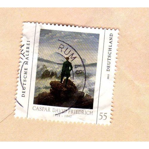 Timbre Deutschland Allemagne Caspar David Friedrich 2011