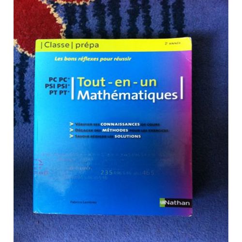 Mathématiques 2e Année Tout-En-Un Sciences appliquées Rakuten