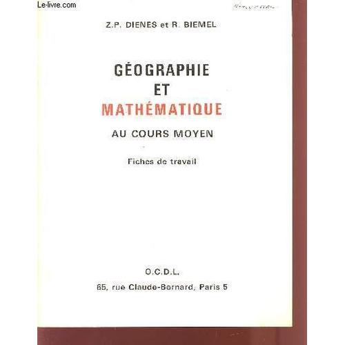 Geographie Et Mathematique - Au Cours Moyen / Fiches De Travail.